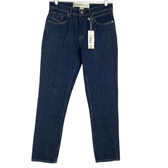 Free Planet Men's Straight 5-Pockets Zip Closure Blue Denim Jeans Size 32x32 NWT - Picture 1 of 14